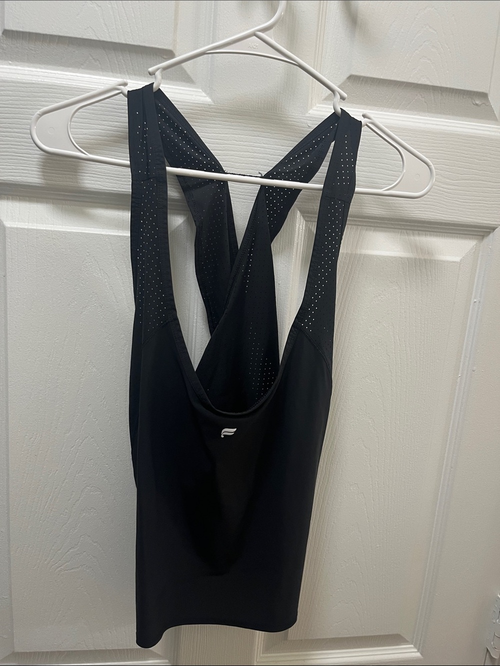 Fabletics Black Crisscross Performance Tank